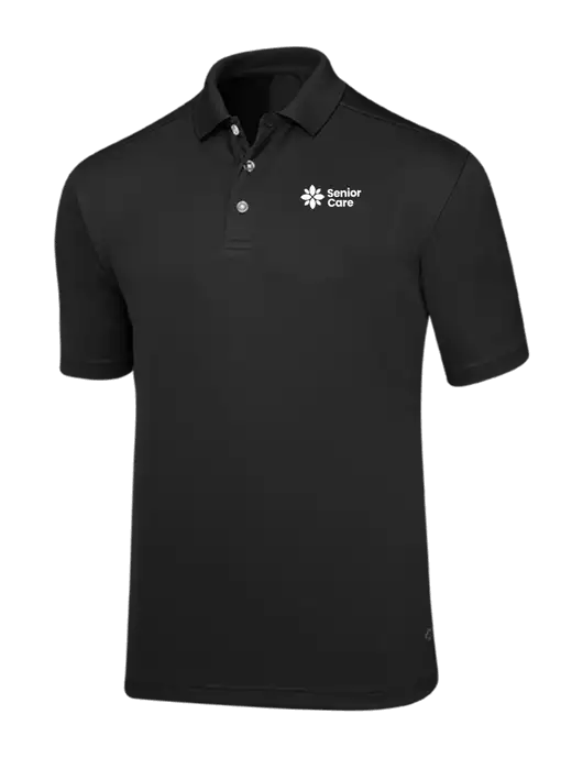Callaway Core Black Performance Polo w/NHC Senior Care Logo