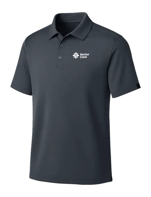 OGIO Dark Grey Framework Polo w/NHC Senior Care Logo