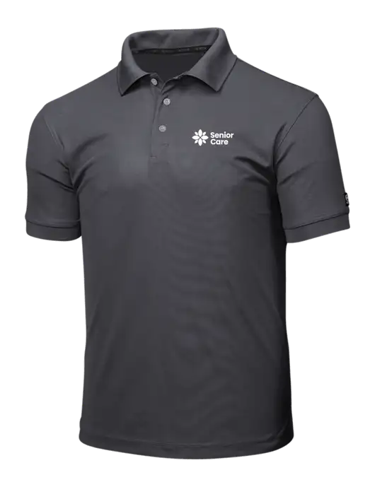 OGIO Charcoal Grey Caliber 2.0 Polo w/NHC Senior Care Logo