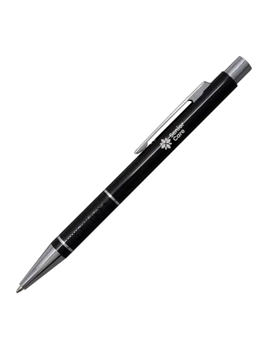 St George Black Pen - Blue Ink w/NHC Senior Care Logo