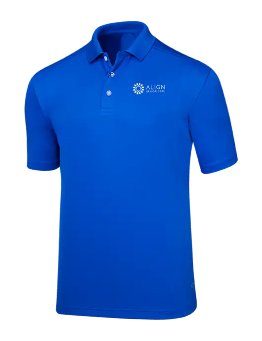 Callaway Core Royal Blue Performance Polo w/Align Senior Care Logo