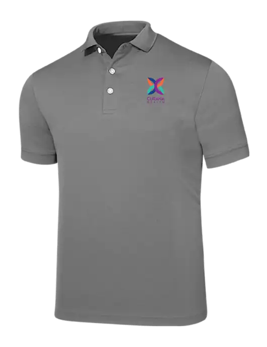 Callaway Ottoman Medium Grey Polo w/Curana Health Logo