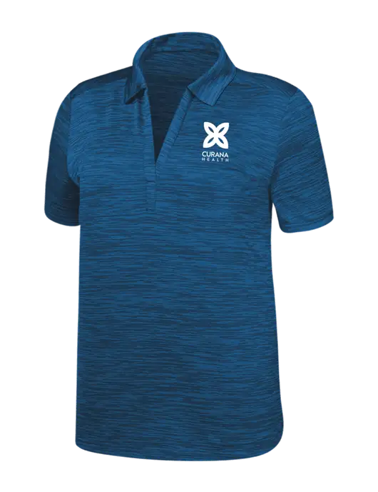 Callaway Womens Medium Slate Blue Broken Stripe w/Curana Health Logo