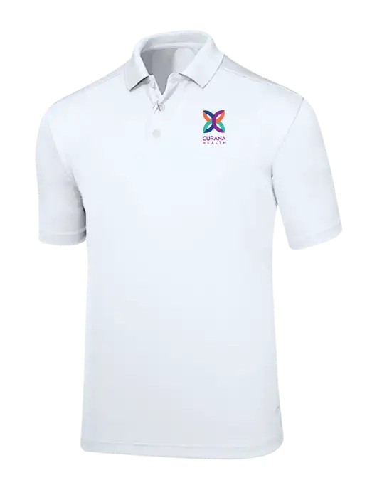 Callaway Core Bright White Performance Polo w/Curana Health Logo