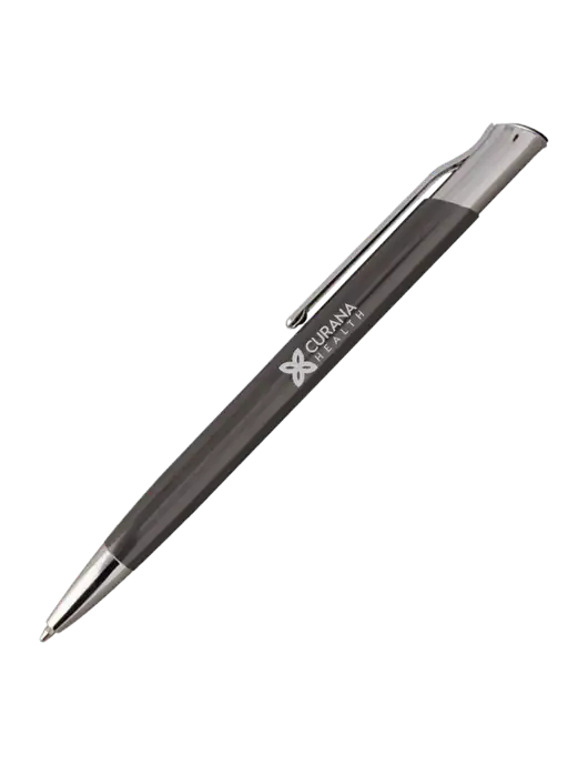 San Malo Gunmetal Pen - Black Ink w/Curana Health Logo