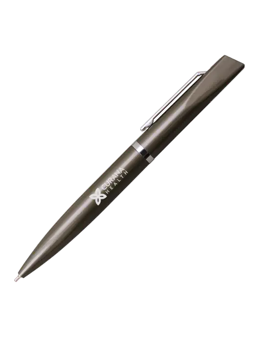 Santos Gunmetal Pen - Black Ink w/Curana Health Logo