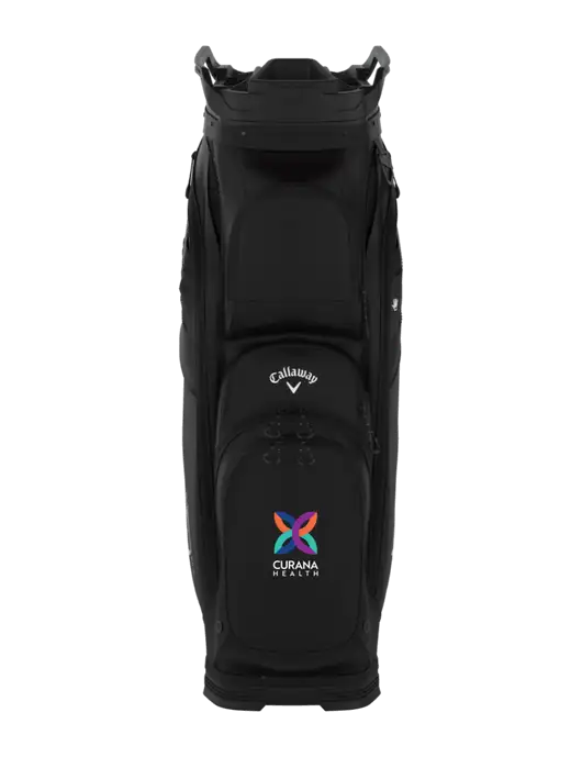 Callaway Org 14 Black Golf Bag  w/Curana Health Logo