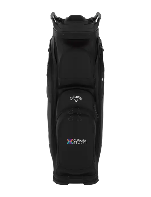 Callaway Org 14 Black Golf Bag  w/Curana Health Logo