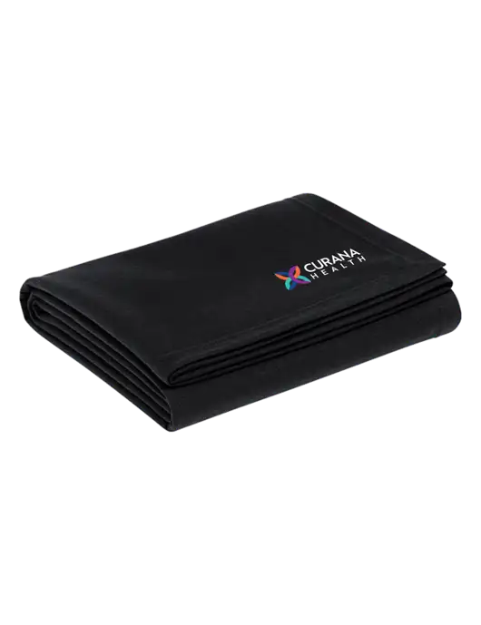 Recycled Black Blanket w/Curana Health Logo