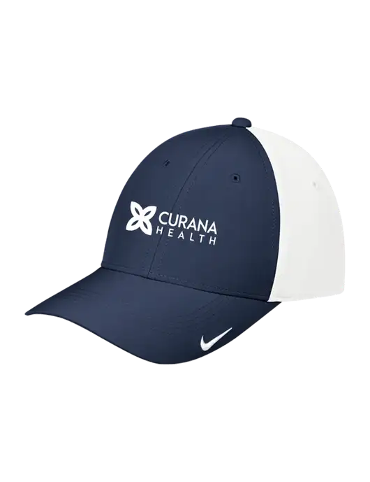 Nike Navy/White Dri-FIT Legacy Cap w/Curana Health Logo