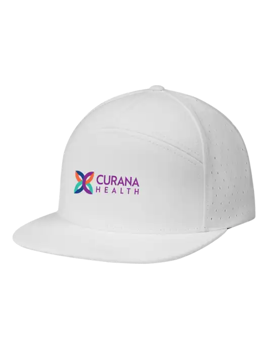 Richardson White Cannon Cap w/Curana Health Logo