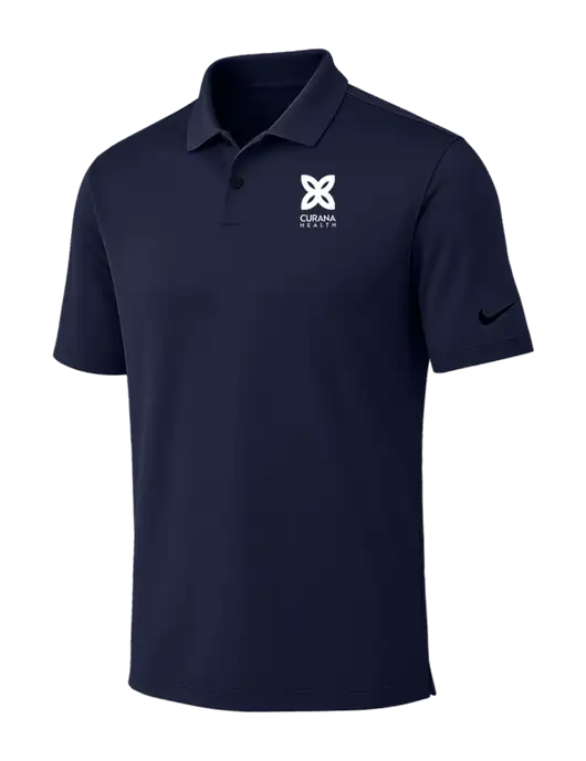 Nike Dark Navy Dri-FIT Vapor Polo w/Curana Health Logo