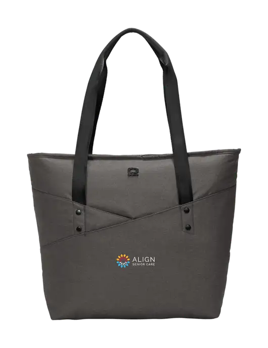OGIO Tarmac Heather Downtown Tote 
 w/Align Senior Care Logo