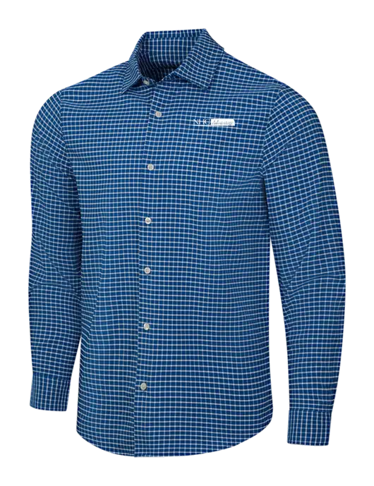 Navy/White City Stretch Shirt w/NHC Advantage Logo