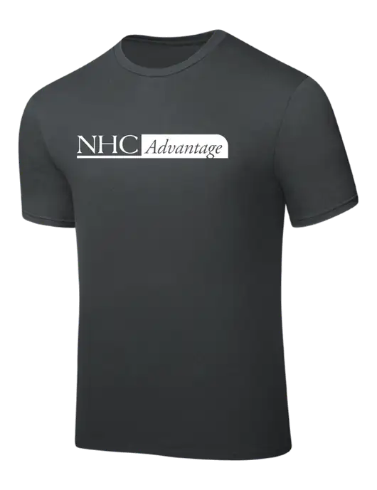 Dark Grey PosiCharge Competitor Tee w/NHC Advantage Logo