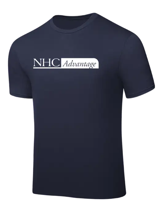 Navy PosiCharge Competitor Tee w/NHC Advantage Logo
