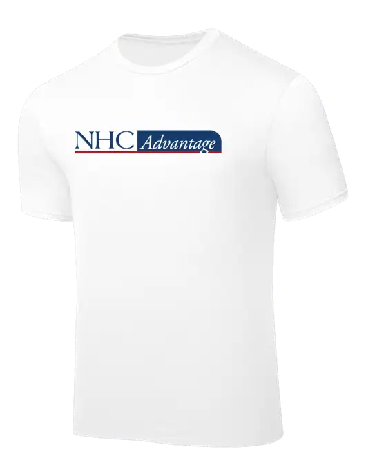 White PosiCharge Competitor Tee w/NHC Advantage Logo