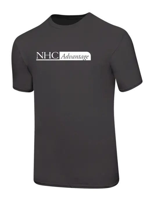 Ring Spun Charcoal 4.5 oz T-Shirt w/NHC Advantage Logo