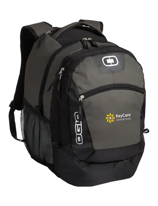 OGIO Grey Rogue Pack
 w/KeyCare Advantage Logo