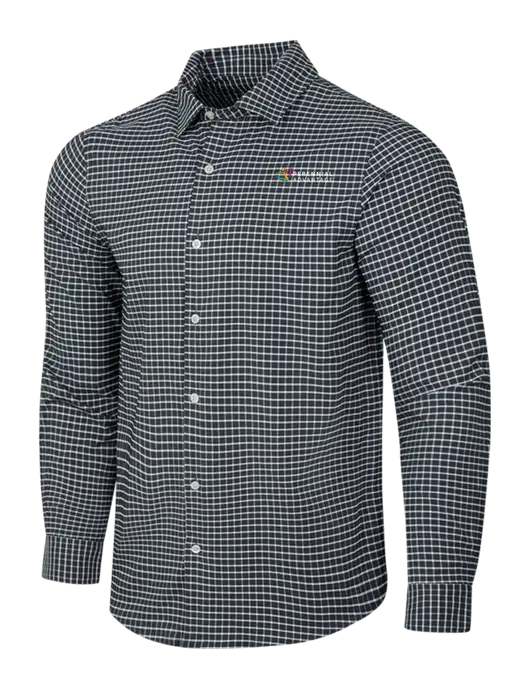 Dark Grey/White City Stretch Shirt w/Perennial Advantage Logo