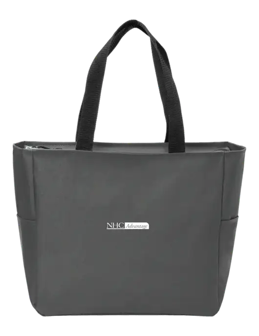 Everyday Charcoal Zip Tote Dark w/NHC Advantage Logo