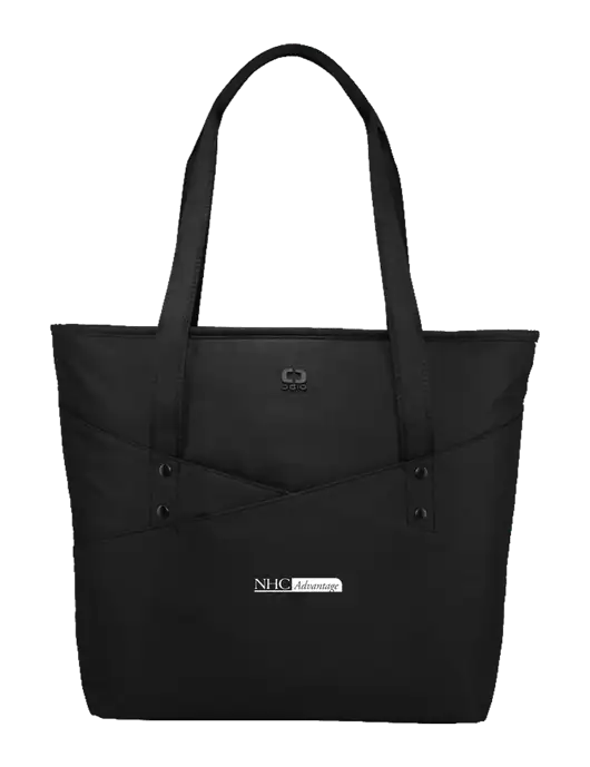 OGIO Black Downtown Tote 
 w/NHC Advantage Logo