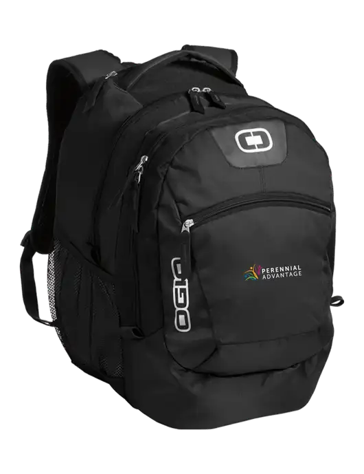 OGIO Black Rogue Pack
 w/Perennial Advantage Logo