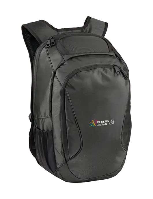 Stealth Dark Grey/Black Laptop Backpack w/Perennial Advantage Logo