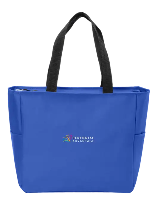 Everyday True Royal Zip Tote  w/Perennial Advantage Logo