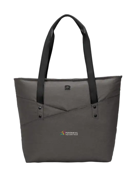OGIO Tarmac Heather Downtown Tote 
 w/Perennial Advantage Logo