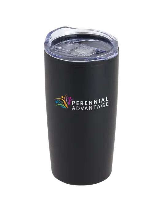 Olympus Black 20 oz Tumbler w/Perennial Advantage Logo
