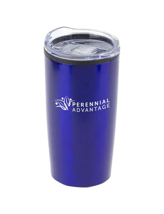 Olympus Blue 20 oz Tumbler w/Perennial Advantage Logo
