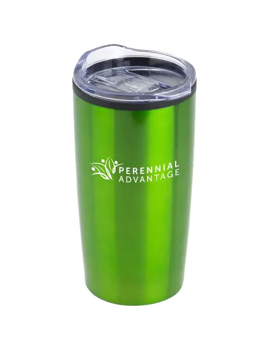Olympus Green 20 oz Tumbler w/Perennial Advantage Logo