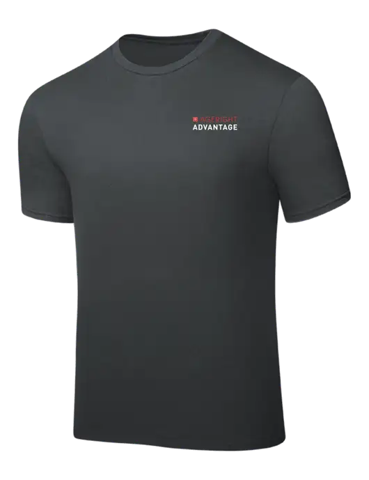 Dark Grey PosiCharge Competitor Tee w/Ageright Advantage Logo